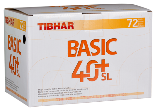 Tibhar Ball Basic 40+ SL 72er  - weiss